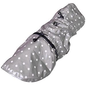 Wouapy Opvouwbare Regenjas, maat 50, Grijs, Polka Dots