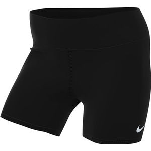 Nike Dames Shorts W Nk Df Advtg Hr 4"" Short, Zwart/Wit, FB2876-010, XL