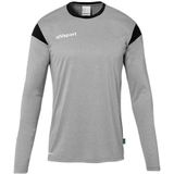 Uhlsport - Squad 27 - Voetbalshirt - Grijs / Zwart - Lange Mouw - Kinderen