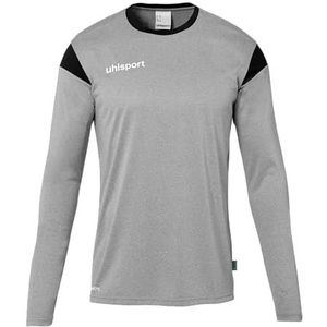 uhlsport Squad Team Voetbalshirt Lange Mouwen Sportshirt voor Kinderen en Volwassenen - Unisex - Ademend Voetbalshirt