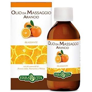 Erba Vita massageolie oranje - 250 ml fles