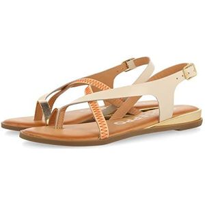 GIOSEPPO Gioux Off-White leren sandalen met riempjes voor dames, Ivoor, 38 EU