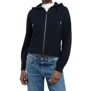 Replay Gebreide damesjas, 067 Night Blue, L