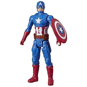 Marvel Avengers Titan Hero Series Captain America-actiefiguur van 30 cm, voor kinderen vanaf 4 jaar