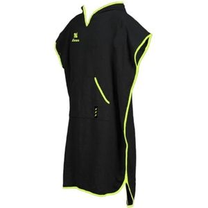 ZEUS Poncho, zwart/neongeel, S/M