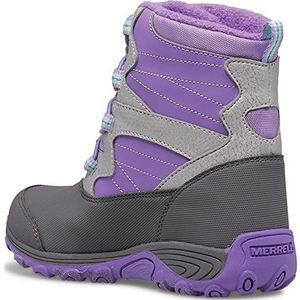 Merrell Outback Sneeuwlaars voor meisjes WTRPF Wandelen, Paars Zilver, 3 UK Child