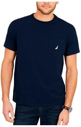 Nautica Heren Ss Anker Pocket Tee Classic Fit T-Shirts