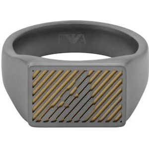 Emporio Armani Roestvast stalen zegelringen voor heren