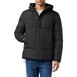 Mexx Padded Puffer Jacket voor heren, zwart, XL