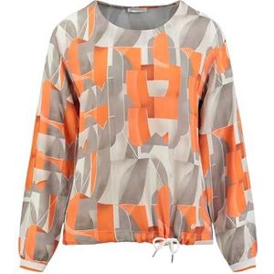 KEYLARGO Vrouwen Blouse WB Illustratie Round, oranje (1390), XL