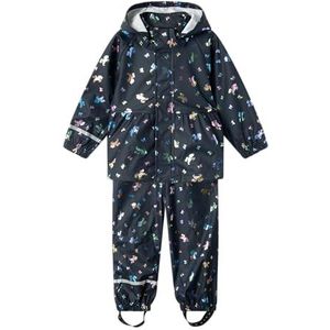 NAME IT sneeuwpak voor meisjes, Donkere saffier/Aop: eenhoorn, 92 cm