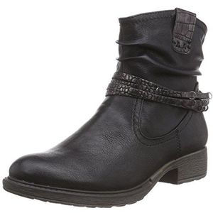 Softline 25464 dames biker boots, Zwart Zwart Zwart Zwart Zwart 001, 40 EU