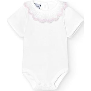 BABIDU Body met kleppelkraag, roze, 9 maanden, Roze, 9 Maanden