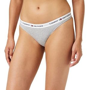 Tommy Hilfiger String voor dames, grijs (grey heather BC05 004), S