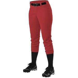 Alleson Athletic Fastpitch/Softball Belt Loop damesbroek - stretchstof, vochtafvoerende en Pro-Style Fit