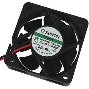 Ventilator 12 V DC 0,87 W 50 x 50 x 15 mm 28,9 m³/uur 6100 U/min 28,9 m³/uur SUNON MF50151V11000UA99