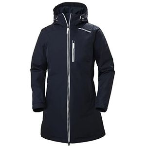 Helly Hansen Women's Long Belfast Winter Jacket, Blue, M UK