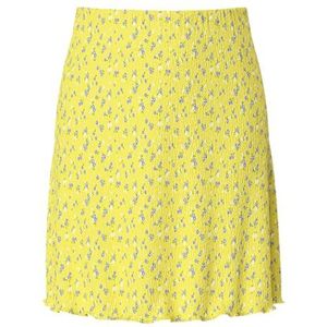 PIECES Pcflora Hw Short Skirt Bc, geel (pale banana), XS