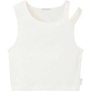 TOM TAILOR meisjes top, 12906 - Wool White, 176 cm