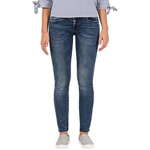 Timezone Slim Jeans voor dames, blauw (White Aged Wash 3201), 32W / 34L