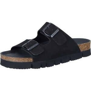 Dr. Brinkmann Dames 700637-01 platte slipper, zwart, 37 EU, zwart, 37 EU