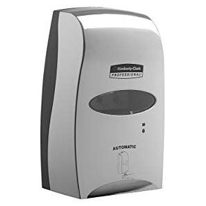Kimberly-Clark Professional Contactvrije automatische zeepdispenser 11329 – 1 x dispenser voor handdesinfectiemiddelen, chroom (geschikt voor 1,2 l cassettes)