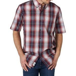 Wrangler Authentics Men’s Short Sleeve Plaid Woven Shirt