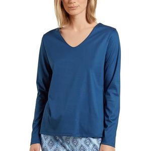 CALIDA Dames Favourites Provence T-shirt, blauw, 32/34 NL