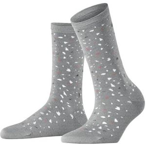 ESPRIT Dames Sokken Terrazzo Sock W SO Viscose Gedessineerd 1 Paar, Grijs (Light Grey 3400), 35-38