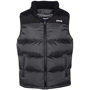 SCHOTT - Donsjas zonder Mouwen - Grijs - Nylon - Voorjaar/Winter