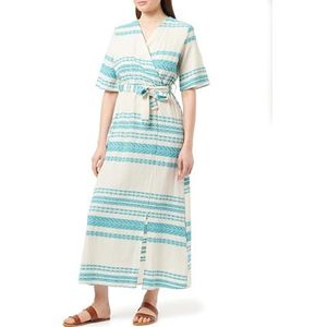 EYOTA dames maxi-jurk jurk, turquoise, S