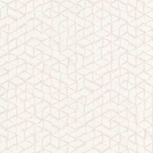 Lutèce Behang, Triangoli | Nude | Vinyl op vlies | 28180107 | Slaapkamer, woonkamer, hal, woonkamer, wit