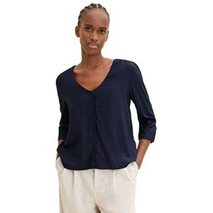 TOM TAILOR Denim Dames blouse 1035519, 10668 - Sky Captain Blue, XS