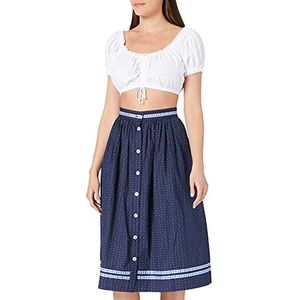 BERWIN & WOLFF TRACHT FOLKLORE LANDHAUS Damesrok, marineblauw, 34