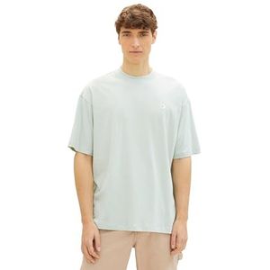TOM TAILOR Denim T-shirt voor heren, 17549 - Sea Foam, XS