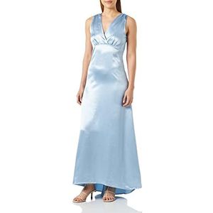 Vila Dames Visittas V-hals S/L Maxi Dress-Noos wikkeljurk, Kentucky Blue., 38