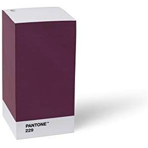 PANTONE New Sticky Notepad With Pencil Hole. 14,5CM High, Aubergine