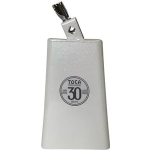 Toca Cowbell Serie 30e Verjaardag Timbale Bel, Lichtgevend Wit, 3028-TMB
