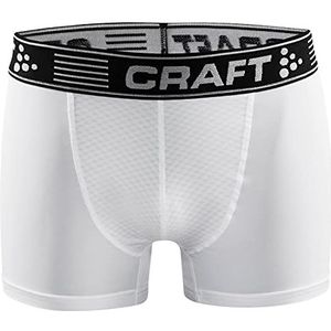 Craft Greatness Boxershort voor heren, 7,6 cm, ondergoed, wit, L