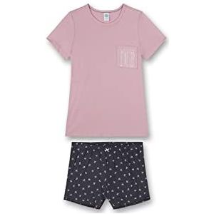 Sanetta Pyjamaset voor meisjes en meisjes, Lila, 140 cm