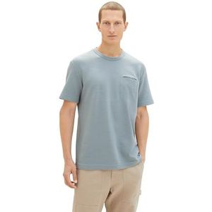 TOM TAILOR T-shirt voor heren, 27475 - Grijs Mint, S
