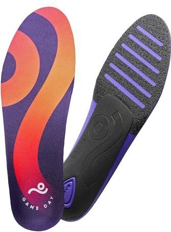 MOVE Game Day Inlegzolen, multifunctioneel, voor plantaire fasciitis, hardlopen, schokabsorptie, platvoeten, voetboog-ondersteuning, basketbal, wandelen en atletiek (M 5-5,5/WM 6,5-7)