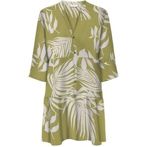 Onlnova Life Vis Thea Sleeve Dress AOP, Cardamom Seed, S