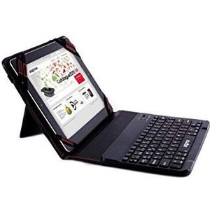 Approx appipck06 10.1 ""klepetui zwart voor tablet - beschermhoezen voor tablet (tas, universeel, 25,6 cm (10.1), Bluetooth, 430 g, zwart)