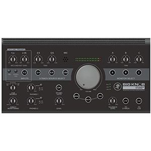 Mackie Big Knob Series, 4x3 Studio Monitor Controller 192kHz USB I/O (GROTE KNOB STUDIO PLUS)