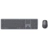 Hama Toetsenbord muis set draadloos WKM-550 (multi-device 2,4 GHz via USB-ontvanger + 2 x Bluetooth voor PC, laptop, tablet, 10 m bereik, Duitse QWERTZ-lay-out, stil, werkt op batterijen) zwart