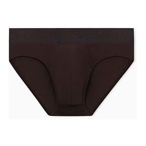 EMPORIO ARMANI Essential Microfiber Slip voor heren, bruin, L, Bruin, L