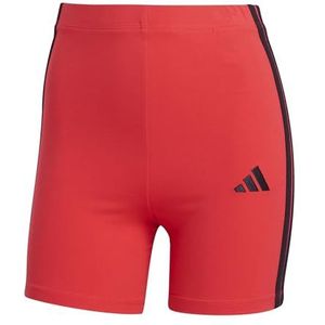 adidas - Essentials 3 Stripes - Biker High Waist Short Leggings