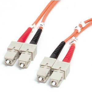 . com 1 m Multimode Duplex Fiber Optic Cable SC-SC