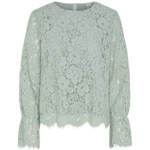 Y.A.S - Yasperla Ls Lace Top - IJsberg Groen - Dames